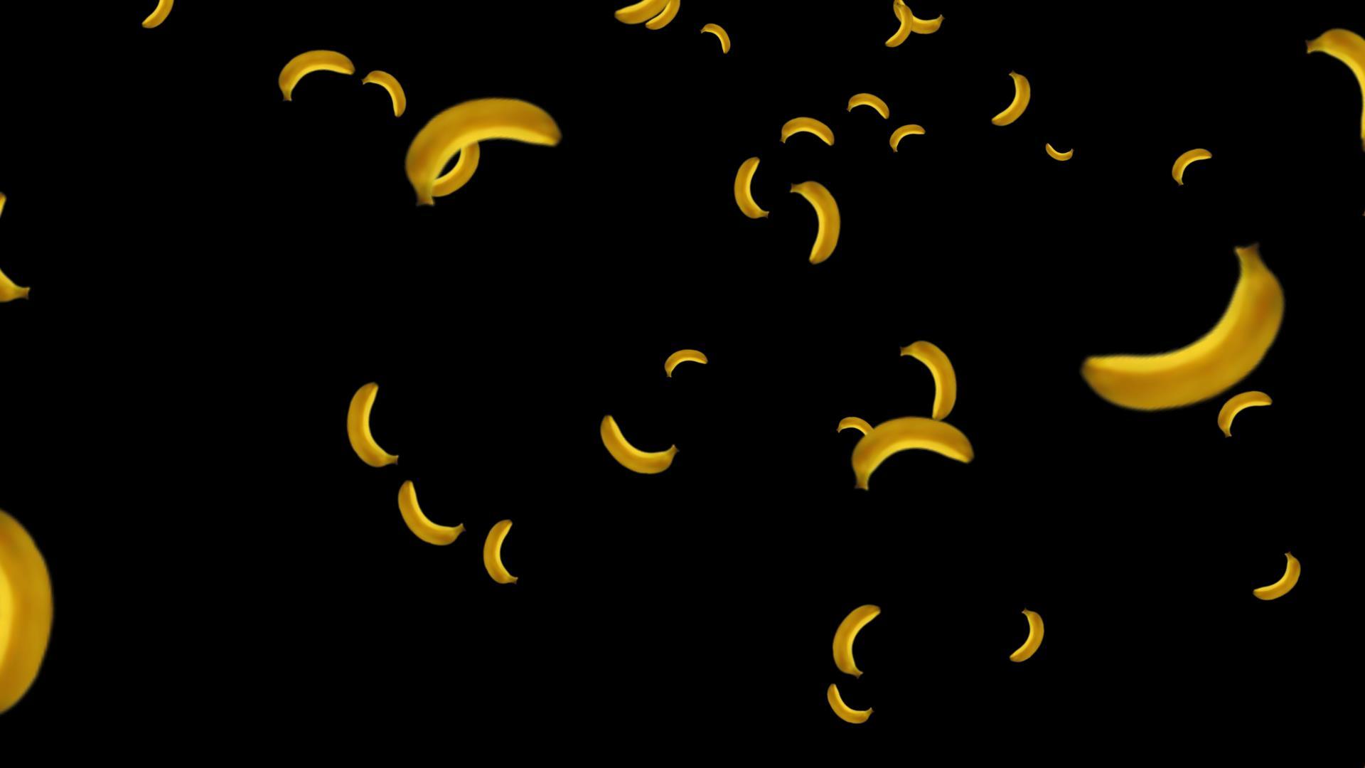 掉落香蕉背景视频的预览图