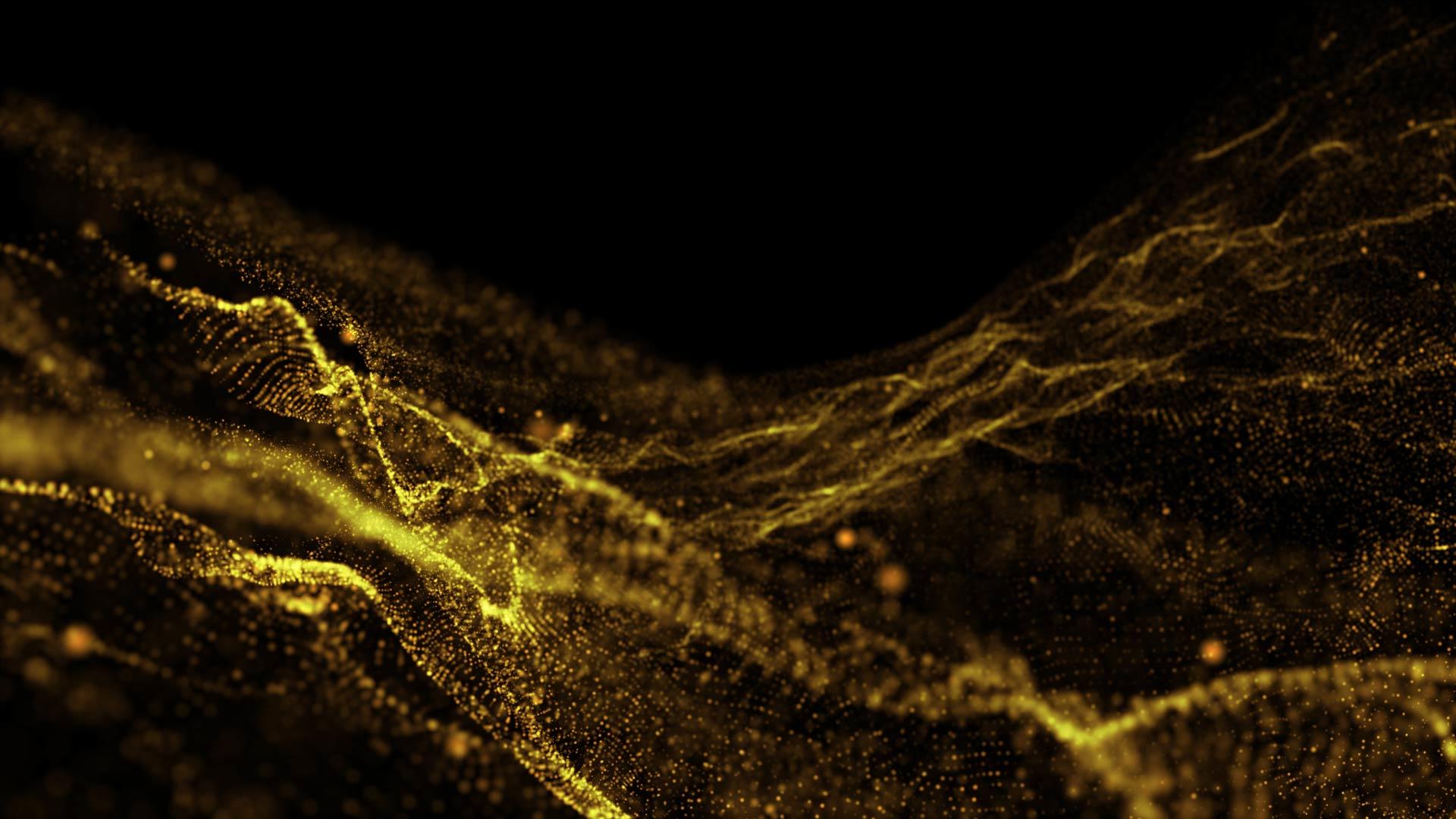4K大气年会金色粒子背景元素视频的预览图
