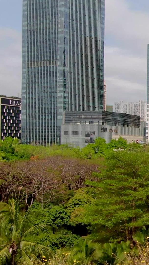 CBD高楼深圳中心航拍视频的预览图