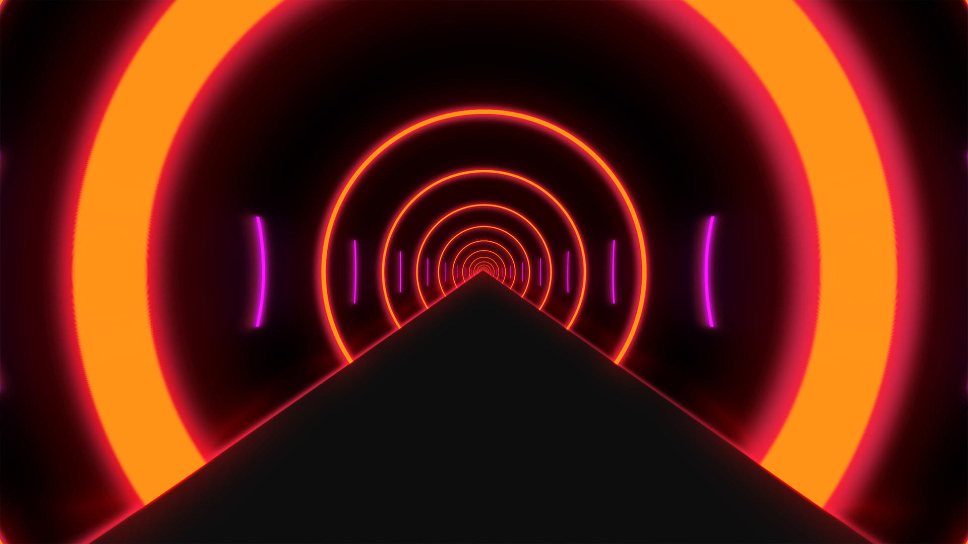 4k发光隧道穿梭背景视频的预览图