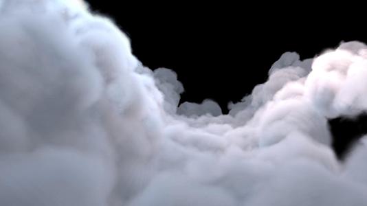 三维云朵穿梭动画视频的预览图