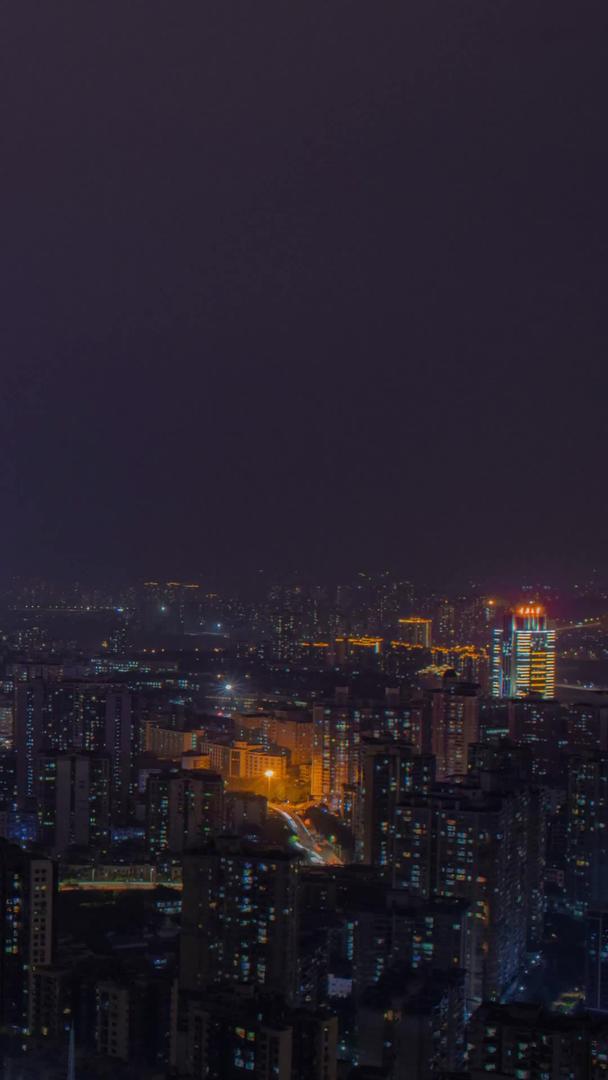 重庆市沙坪坝区商业区全景延迟材料视频的预览图