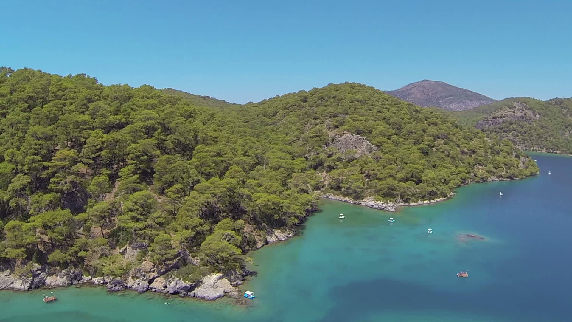 土耳其蓝环礁湖视频的预览图