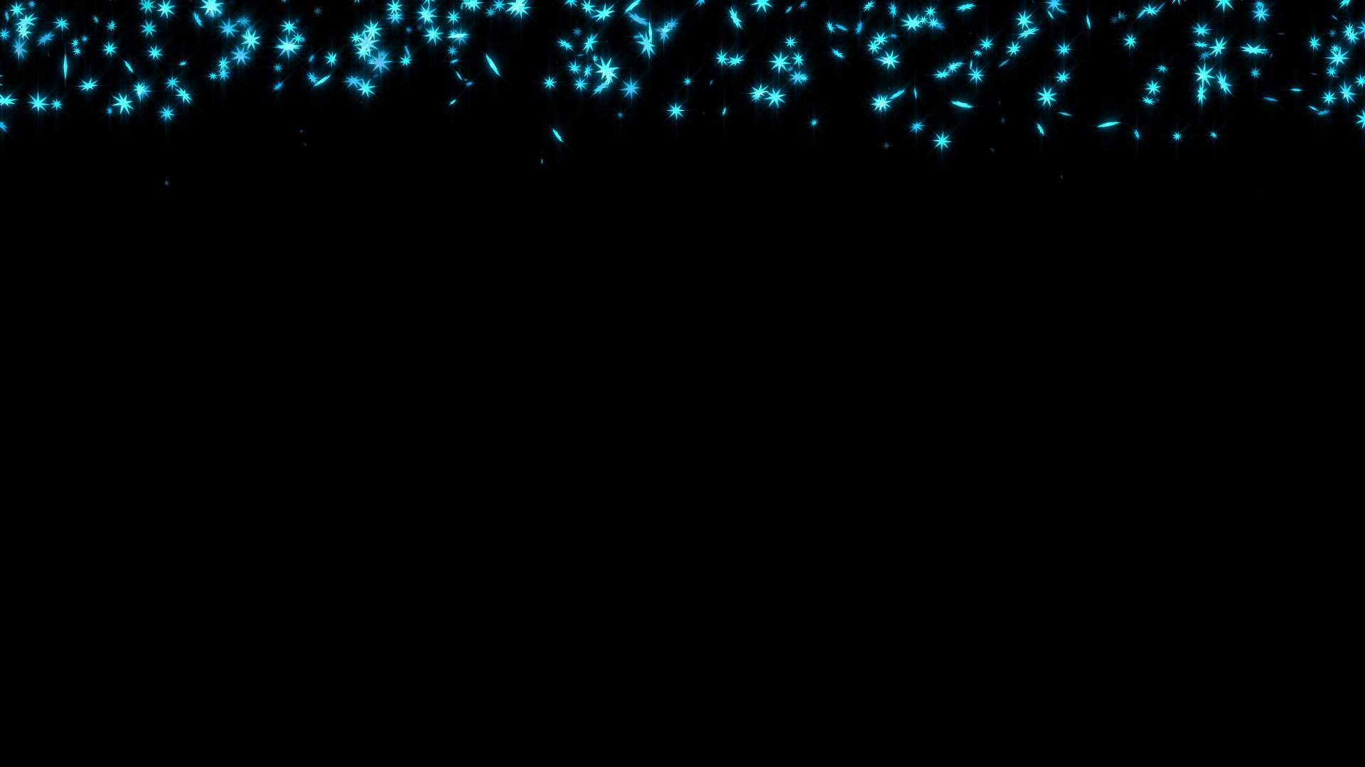 绚丽蓝色飘舞下落星状粒子修饰动画视频的预览图