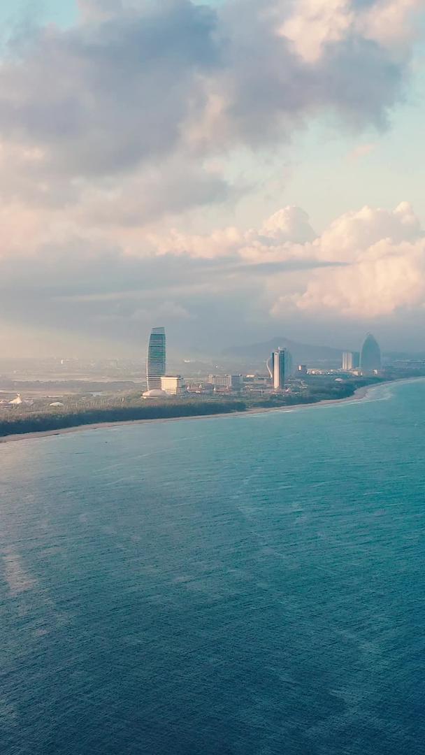 三亚海棠湾高清航拍海景风景视频的预览图