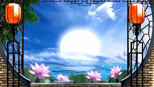 春江花月夜歌曲LED背景（需自行添加音乐）视频的预览图