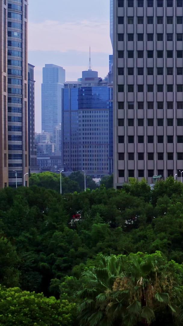上海人民广场公园航拍视频的预览图