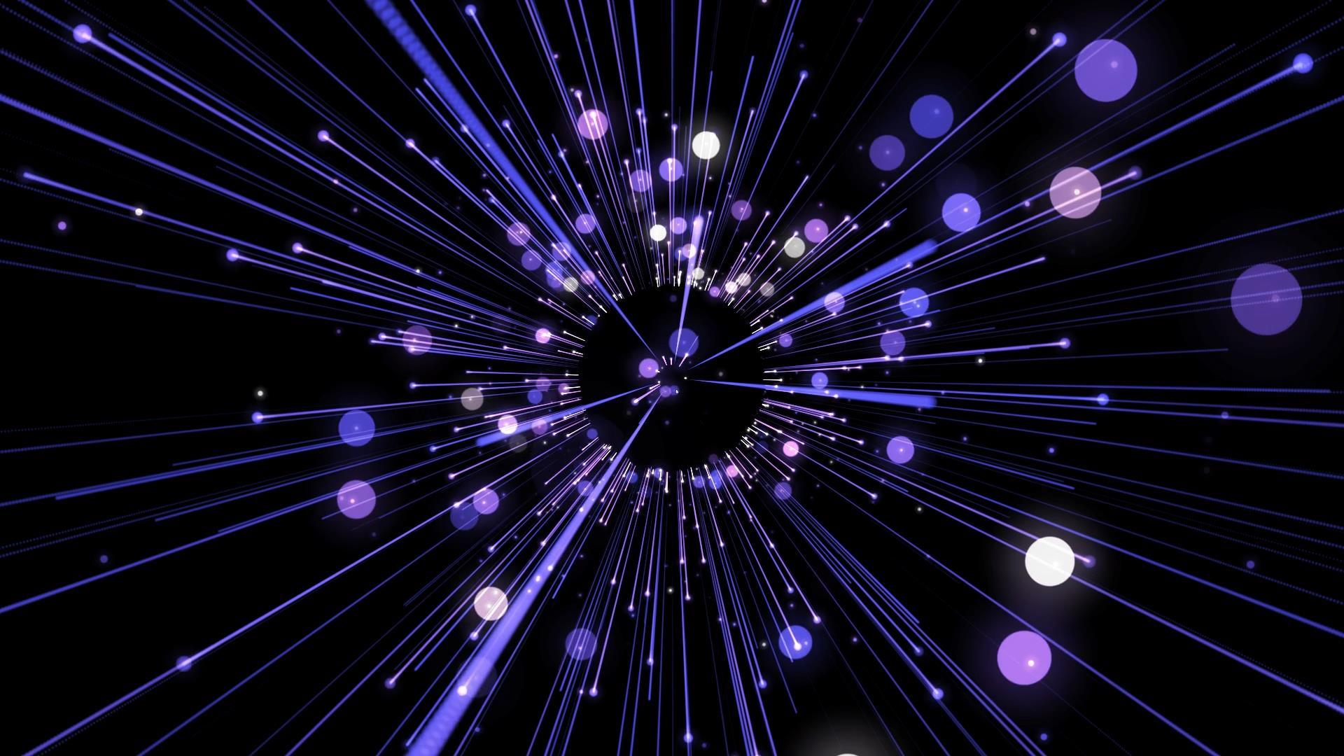 唯美动态粒子拖尾光效视频元素视频的预览图