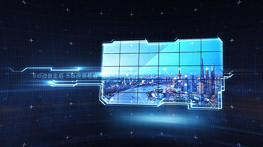 5G新时代科技图文AE模板视频的预览图