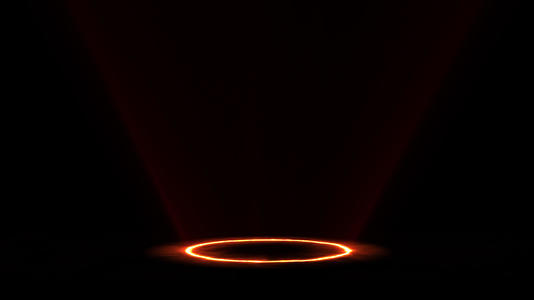 底部圆环能量光线扩散动画视频的预览图