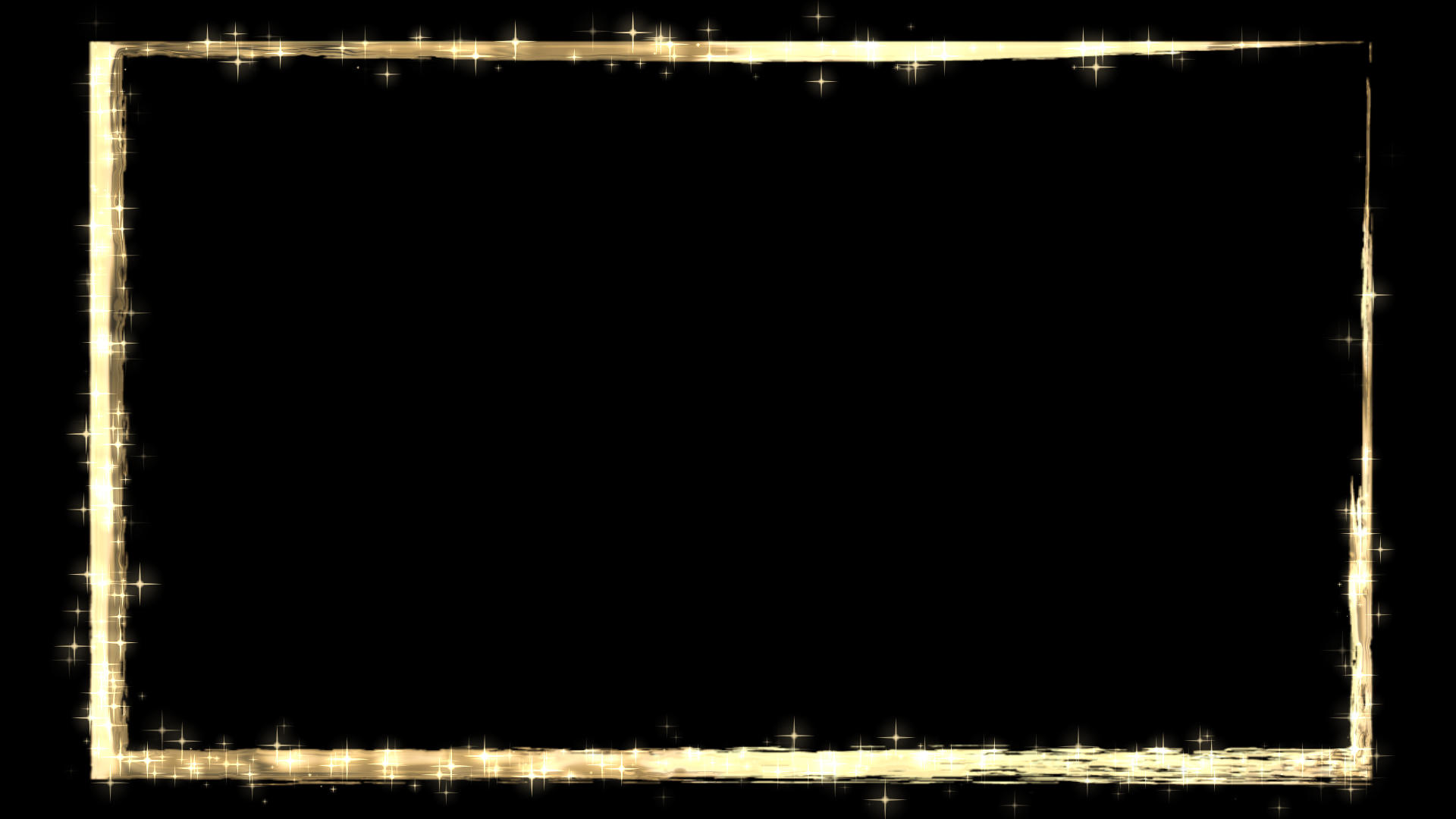 星光闪烁金色边框带通道视频的预览图
