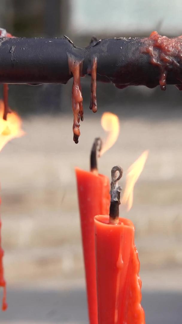香烛烧香祈福视频的预览图