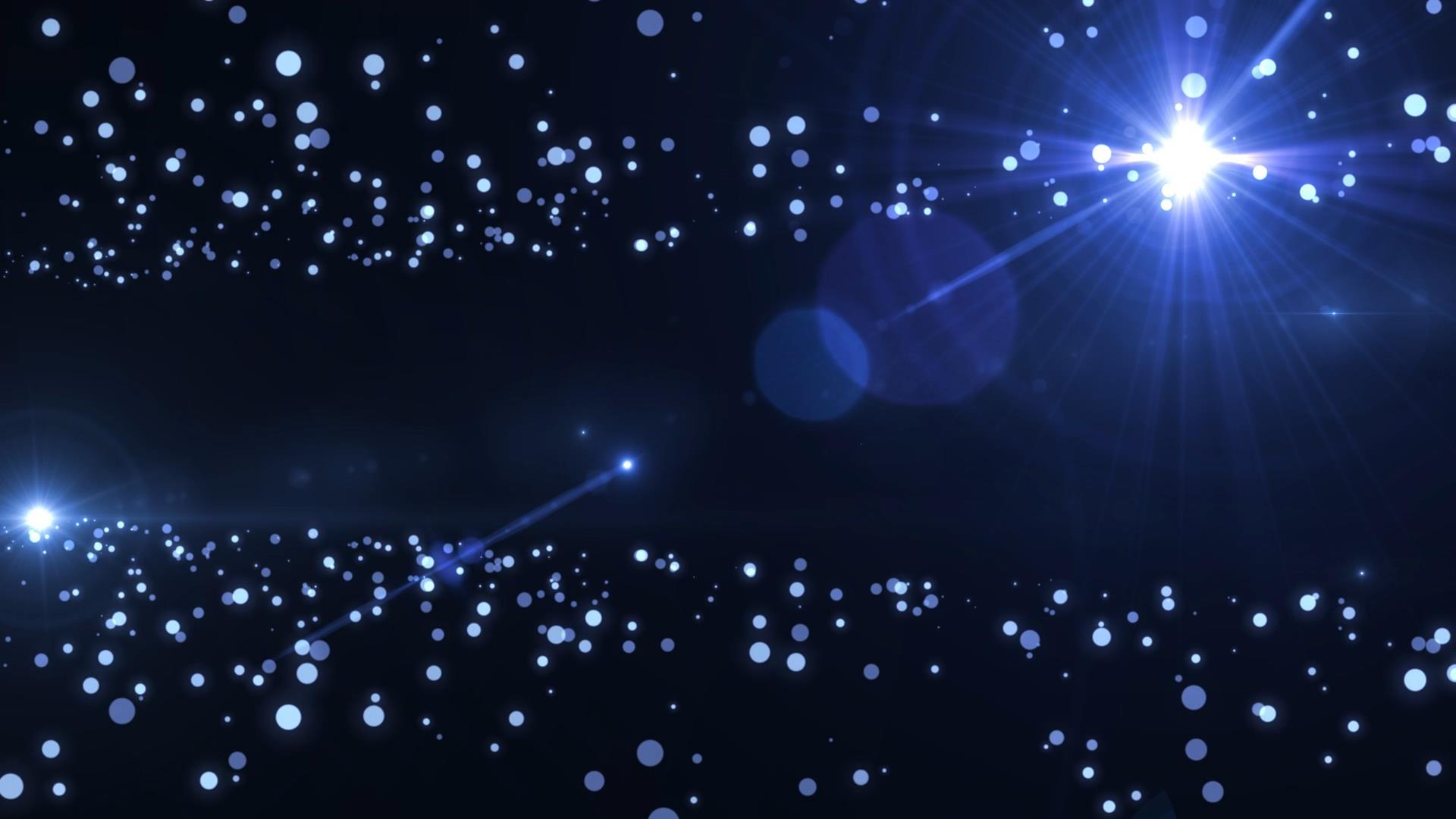 科技感蓝色粒子光效动态视频背景元素视频的预览图