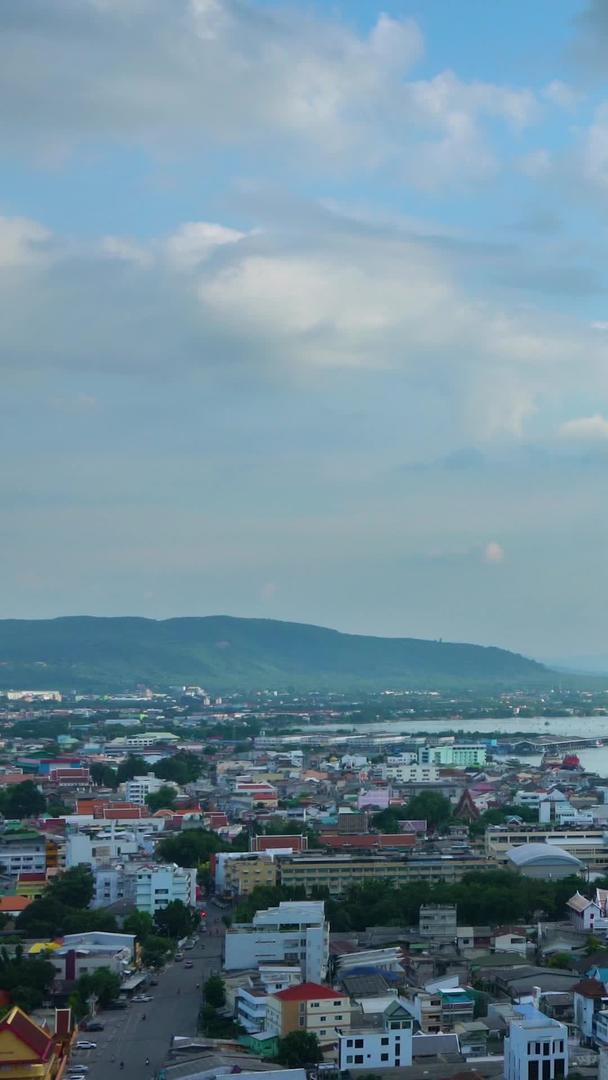 宋卡城及泰国南部最大城市海港延时集合视频的预览图
