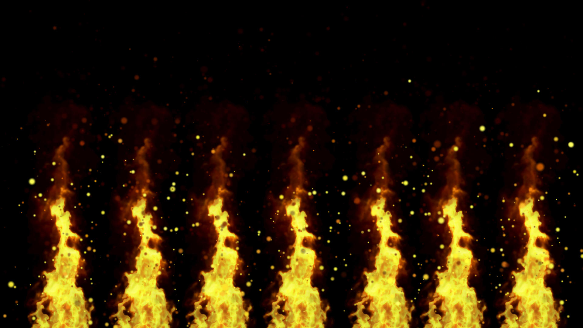 三维火焰火焰粒子火花视频的预览图