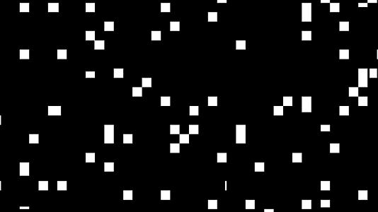 方块粒子黑白转场视频的预览图
