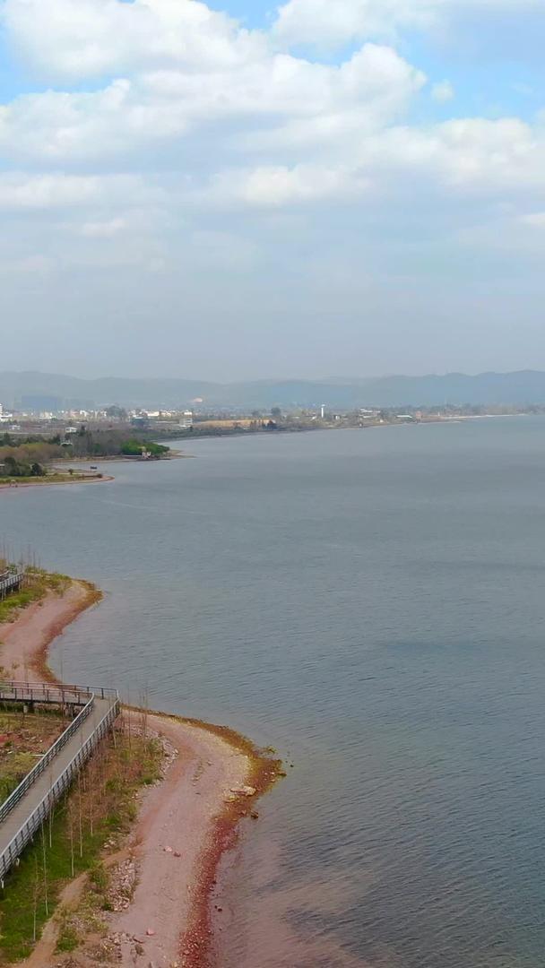 云南抚仙湖航拍风景视频视频的预览图