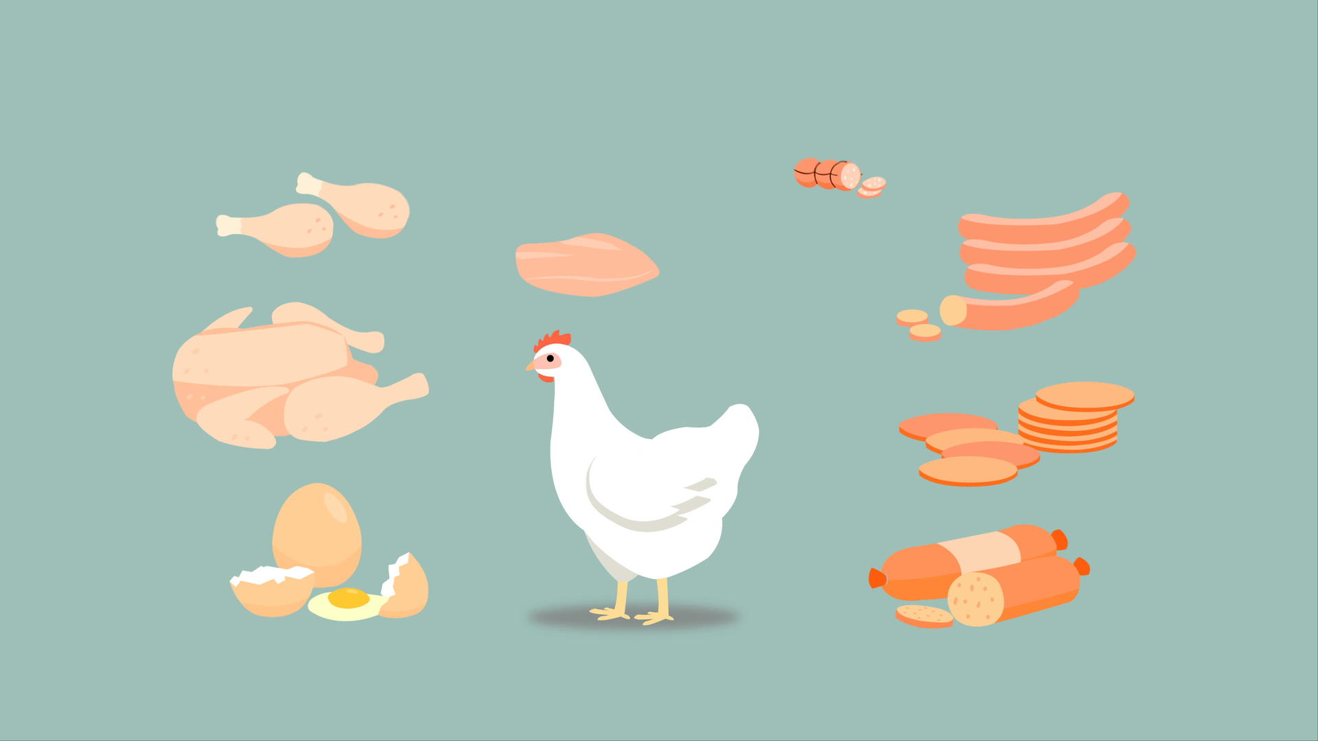 鸡肉制品是一种受欢迎的食品视频的预览图