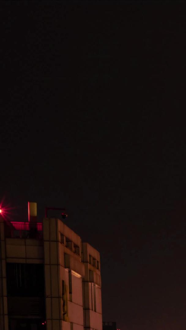 凤凰立交桥城市成都市金牛区夜景车流延迟视频的预览图