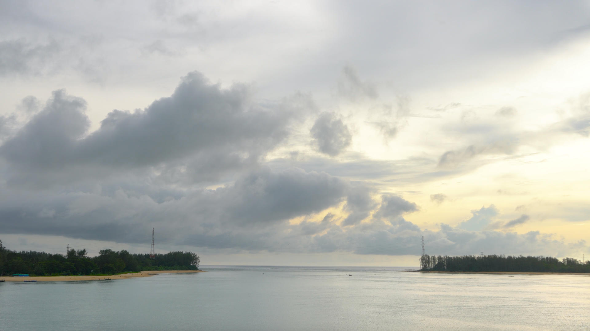 泰国普吉岛普吉海峡海湾延时合集4K视频的预览图