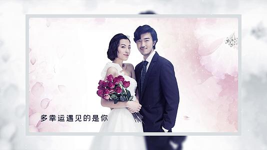 浪漫婚礼纪念册AE模板视频的预览图