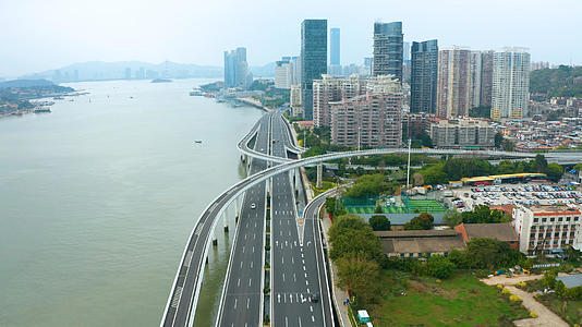 厦门演武大桥与成功大道交汇处合集视频的预览图