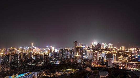 8K山城重庆夜景延时视频的预览图