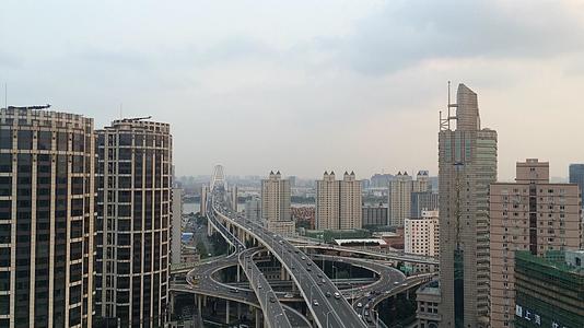 上海高架路延时视频视频的预览图