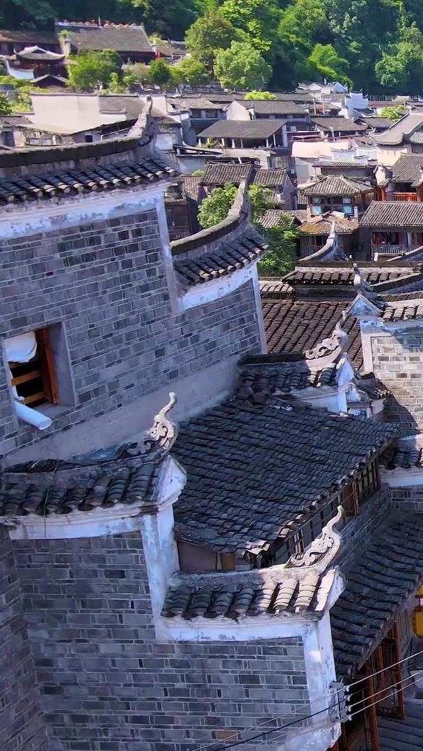 湖南凤凰古城景区航拍视频的预览图