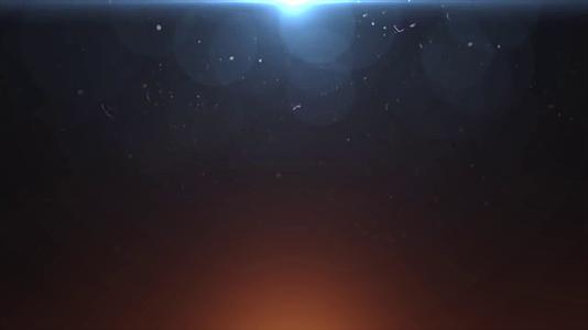 科技橙色光效背景视频的预览图