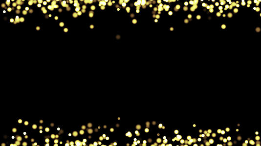 金色粒子光斑效果视频的预览图