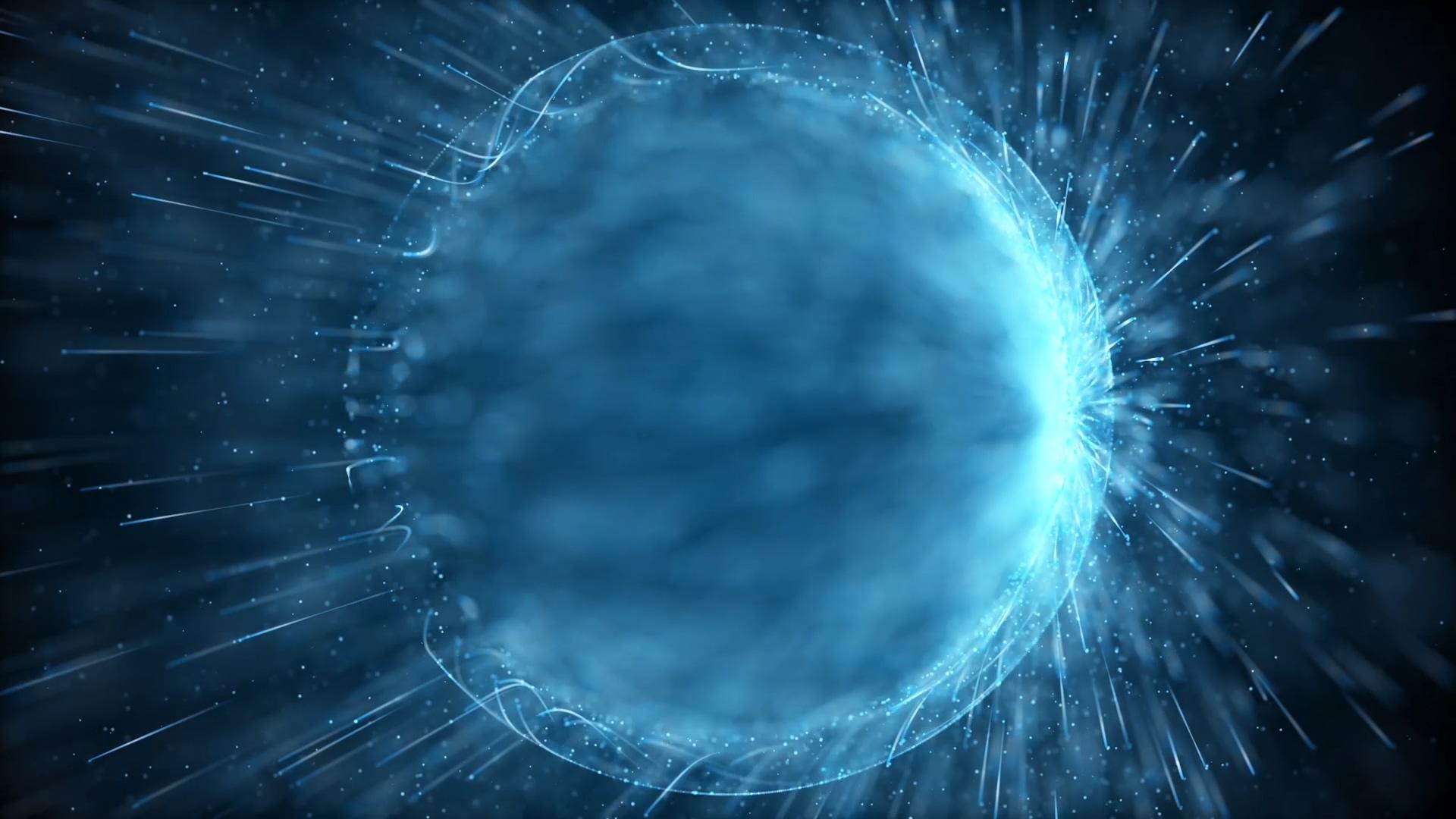 唯美粒子光圈背景视频的预览图