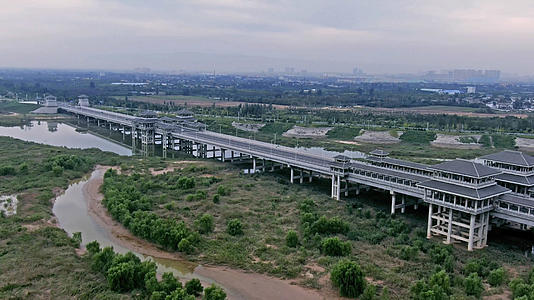 灞河景观特大桥视频的预览图