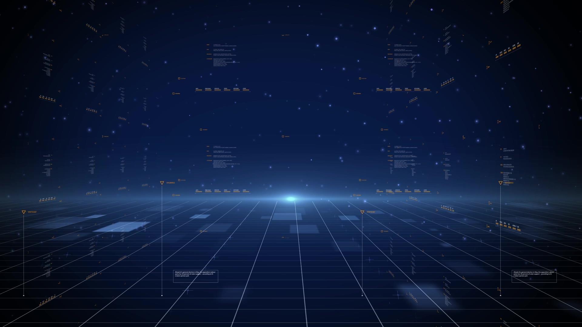 空间元素科技背景视频的预览图