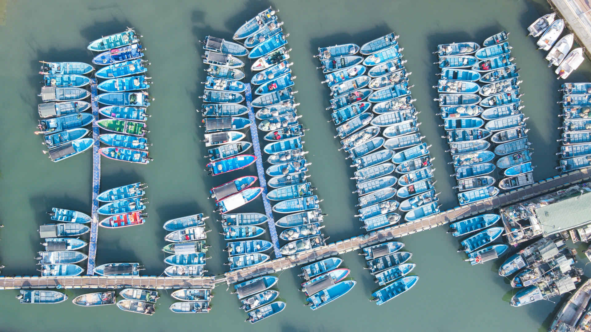 航拍延时摄影广东惠州海景渔船4k地标素材视频的预览图