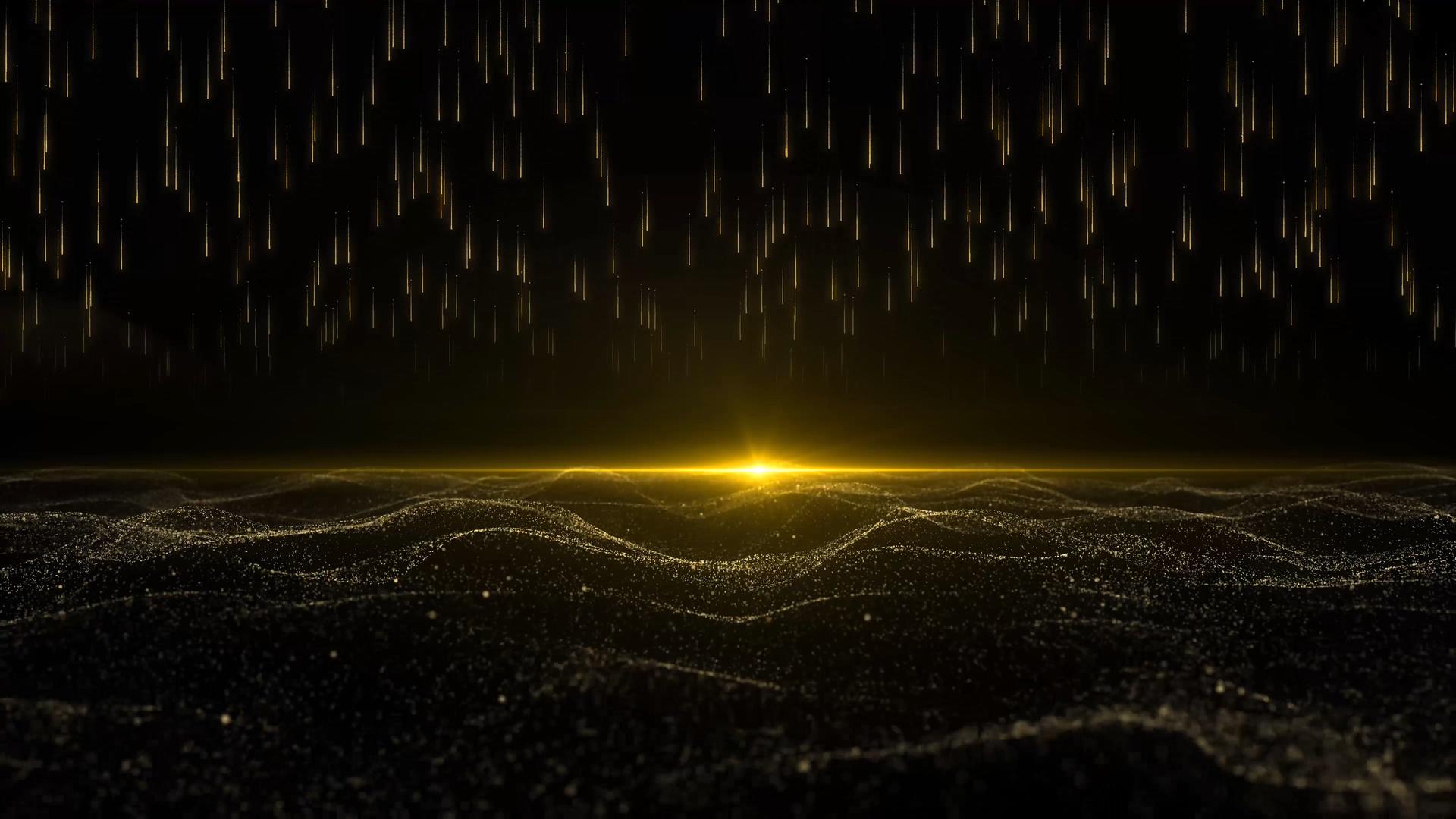 4K金色粒子颁奖背景视频的预览图