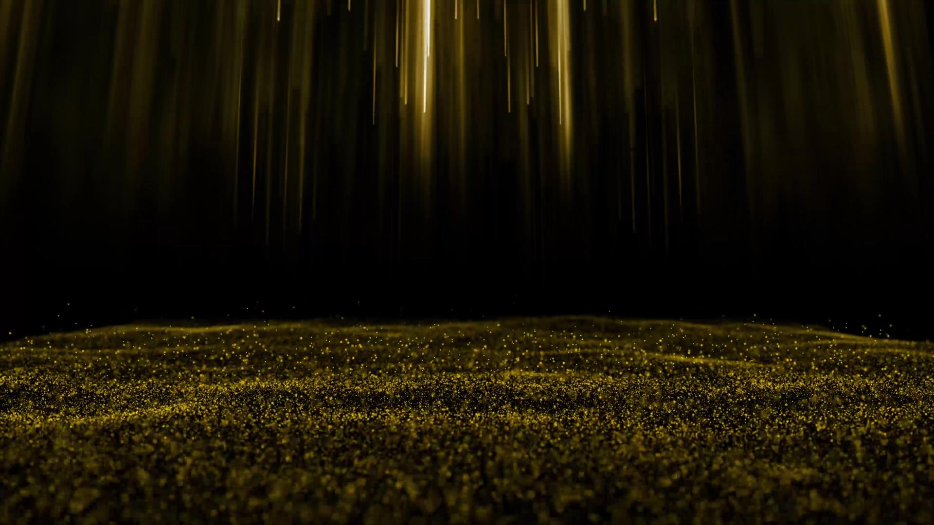 4K粒子金色背景视频的预览图
