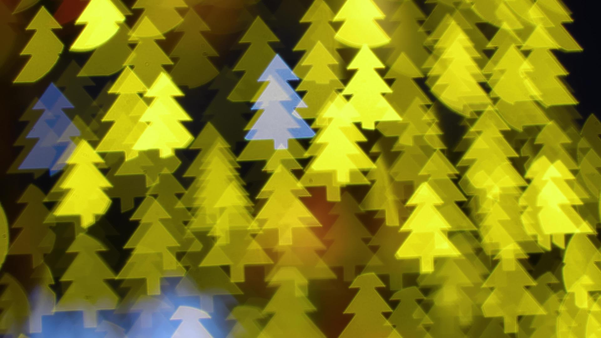 背景中的金色圣诞树标志视频的预览图