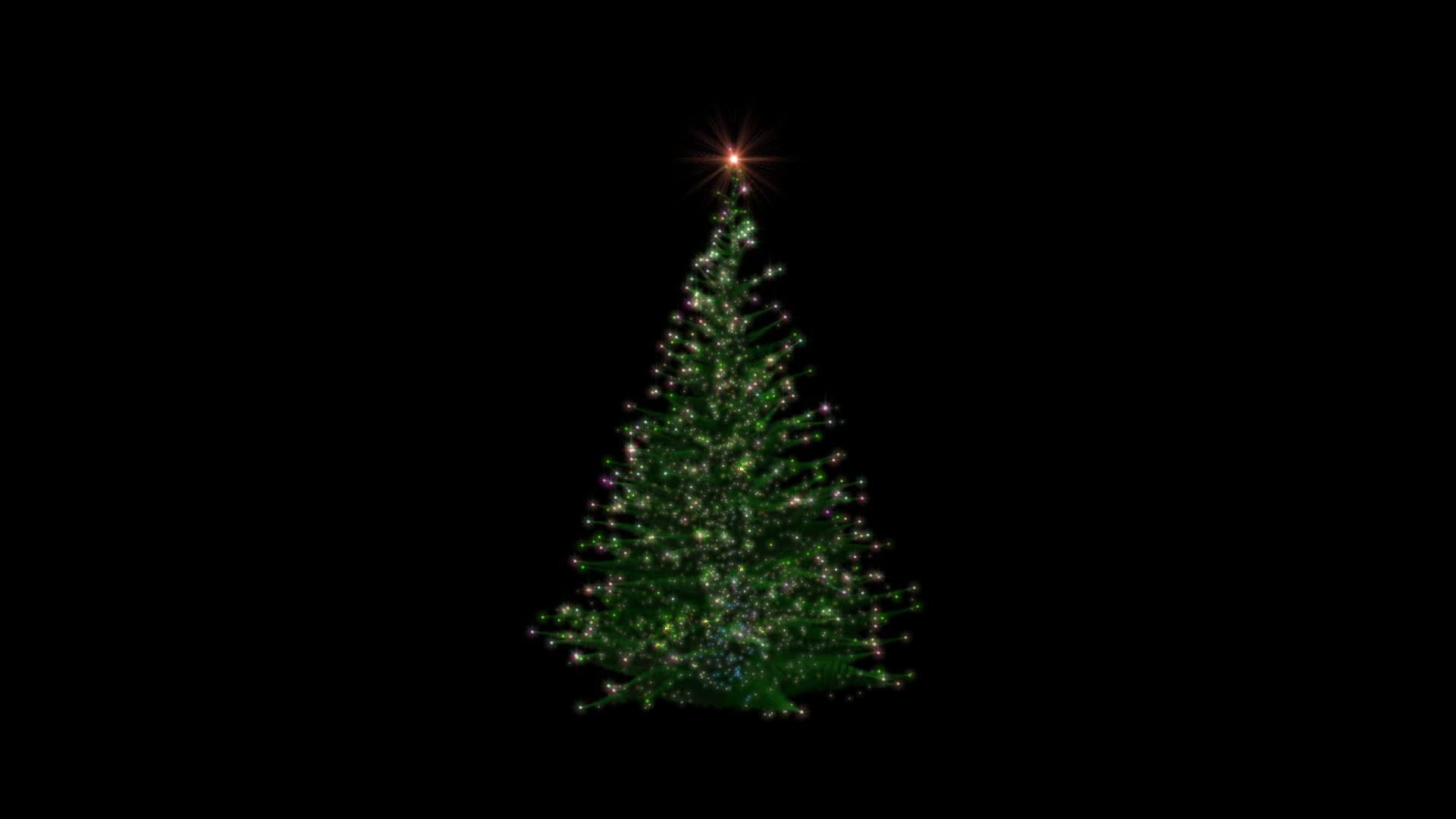 圣诞假日灯光树种植和旋转挂着奶茶视频的预览图
