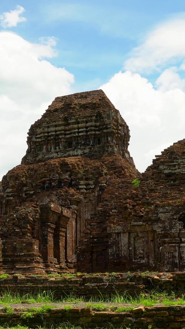 越南美山圣地延时收藏婆文化遗址视频的预览图