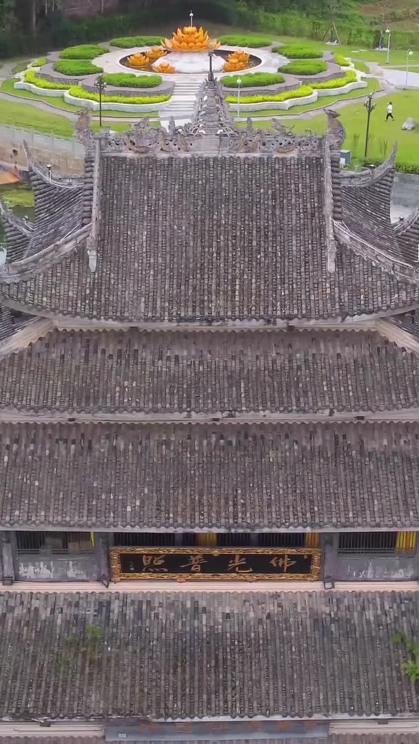 4A级大佛寺航拍旅游景区视频的预览图