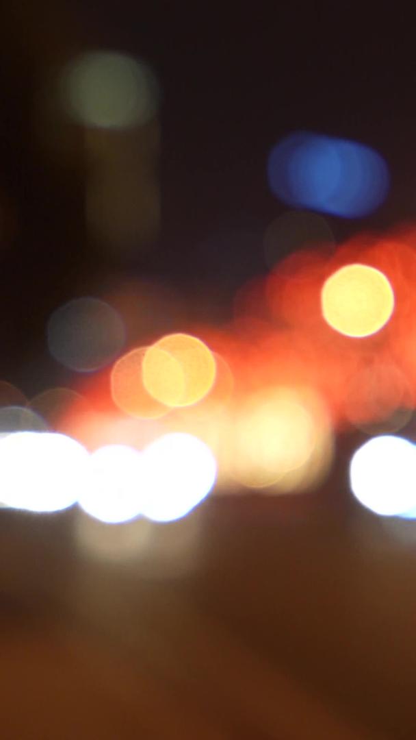 夜间车流光影材料视频的预览图
