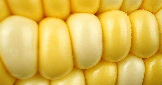 4K新鲜玉米玉米粒玉米特写水果玉米视频的预览图