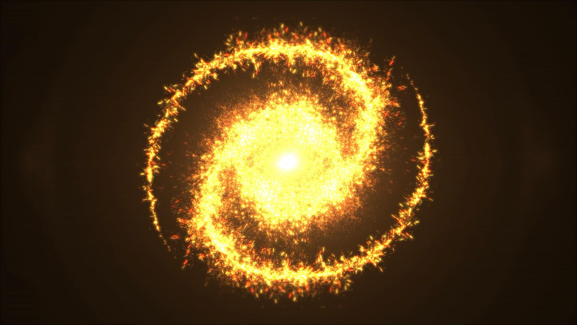 粒子旋涡冲向镜头视频的预览图