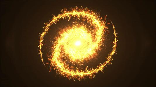 粒子旋涡冲向镜头视频的预览图