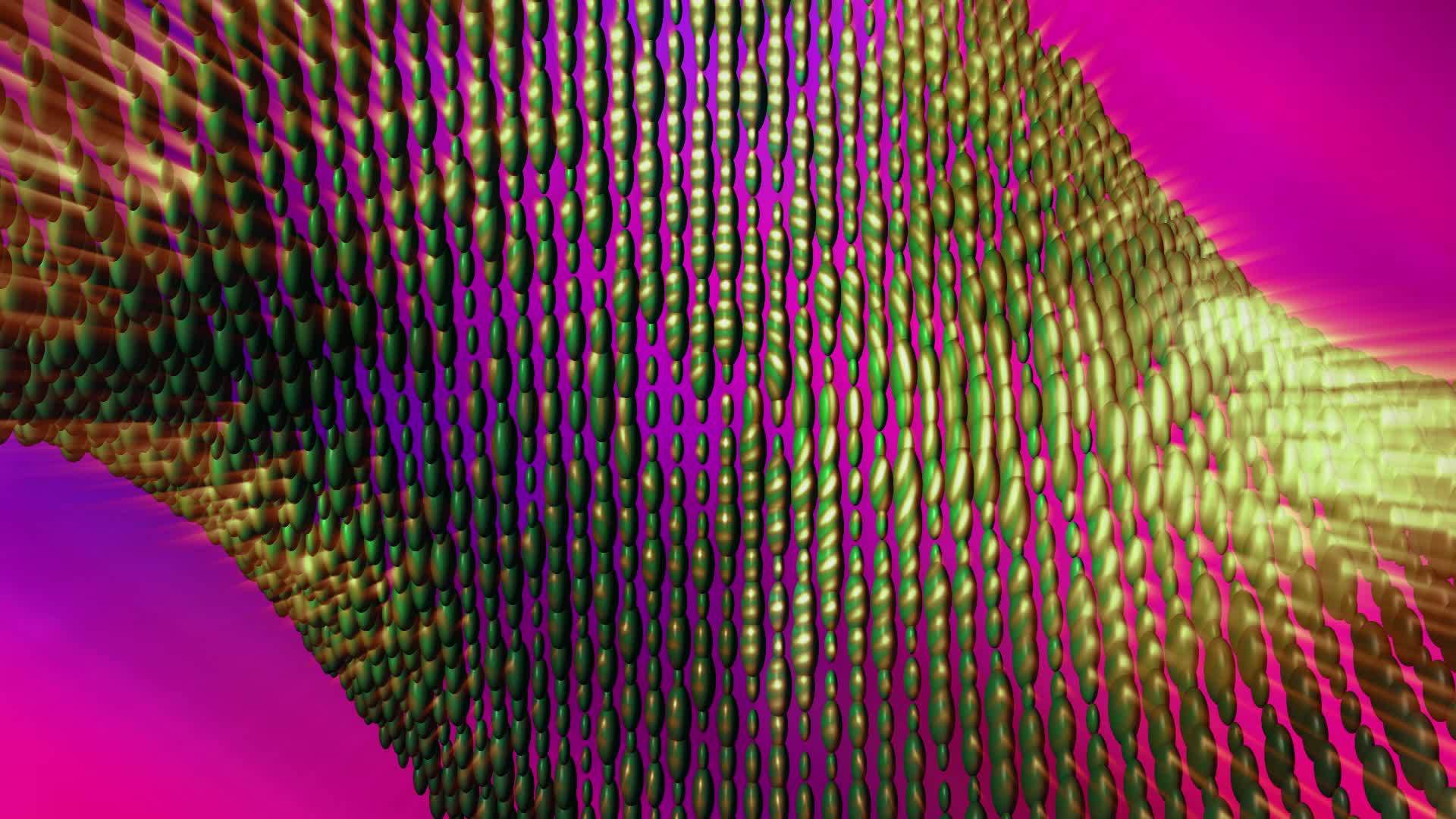 粉色光背景与螺旋和射线视频的预览图