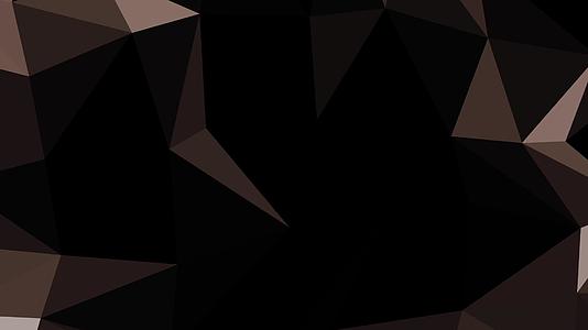 黑色背景Hd太空棕色几何形状在黑色背景上运动视频的预览图