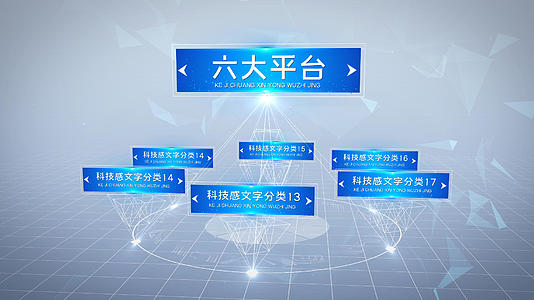 科技连线分类展示AE模板视频的预览图