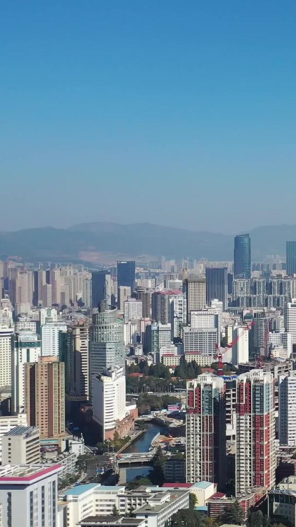 云南昆明城市风景航拍视频视频的预览图