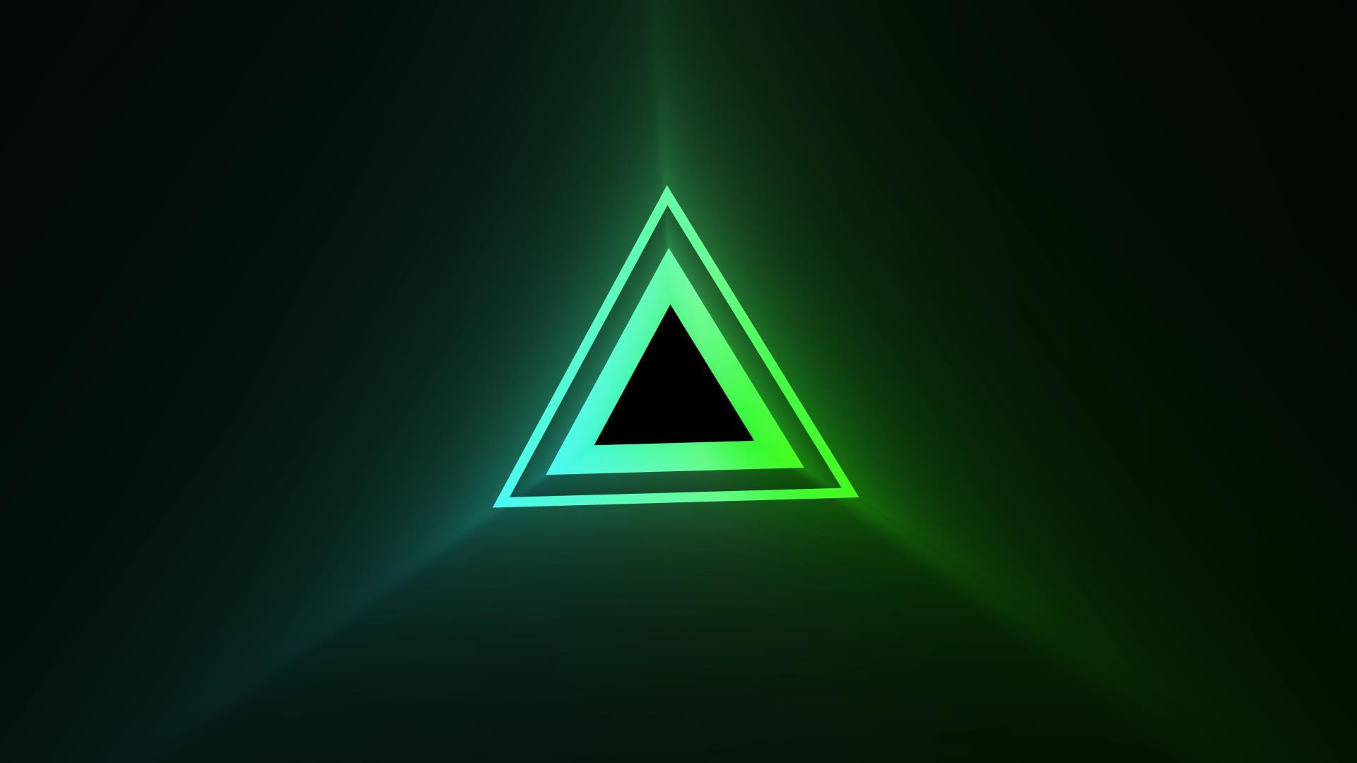科技三角光带通道视频的预览图
